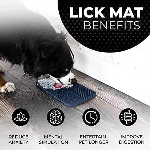 Pup Culture Dog Lick Mat for Dogs (2 Pack), Feeding Pad for Anxious Pets Plus 4 Different Puzzles for Mental Stimulation for Dogs - Supports Mental, Dental, and Digestive Health - Heavy Duty - Image 4