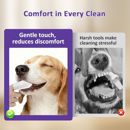Probiotic Pet Dental Finger Wipes, Daily Oral Care, 50 Count - Image 5