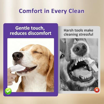 Probiotic Pet Dental Finger Wipes, Daily Oral Care, 50 Count - Image 5