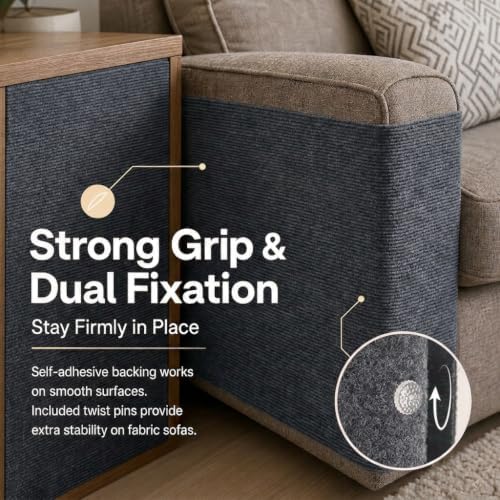 Cat Scratch Furniture Protector Scratching Mat Pad Couch Corner Protector - Image 3