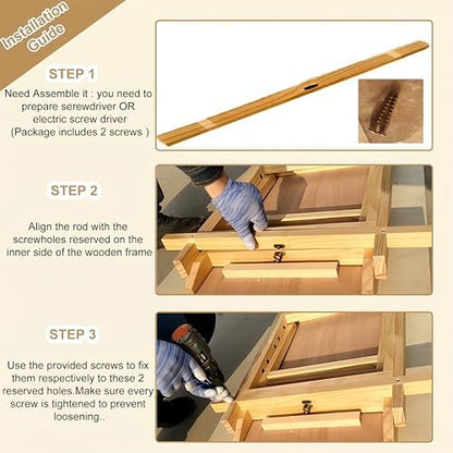 Foldable Wooden Dog Ramp Wooden Dog Ramp for Bed-5 Adjustable Heights - Image 6