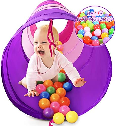 PigPigPen Kids Tunnel for Toddlers,Pop Up Play Tunnel Tent for Babies or Dogs, Indoor & Outdoor Toys for Kids Backyard Playset - Image 7