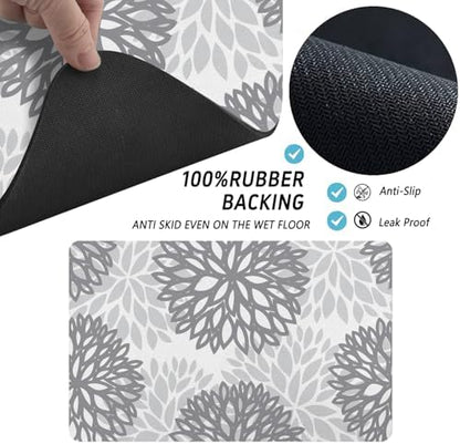 Dog Food Mat for Floors, Absorbent Pet Cat Food Bowl Mat, 17x27 in - Image 7