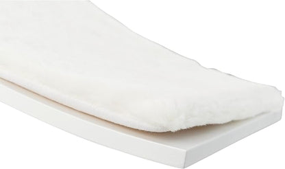 Trixie Lea Wall Mount Perch XXL, Cat Shelf with Soft Plush Cushion Bed, Ideal for Large Cats, 11 x 19-inches, White (44579)