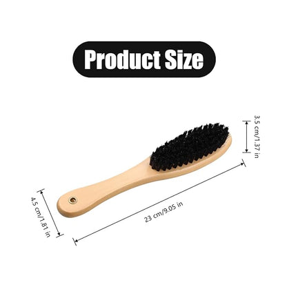 Cat Brush Professional Soft Bristle Cat Grooming Brush with Wooden Handle for Kitten Pet Grooming