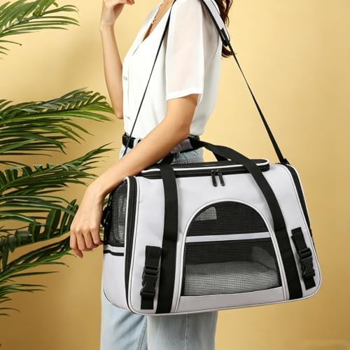 Cat Carrier Bag, Airline Approved Soft Carrier for Cats & Small Dogs - Image 6