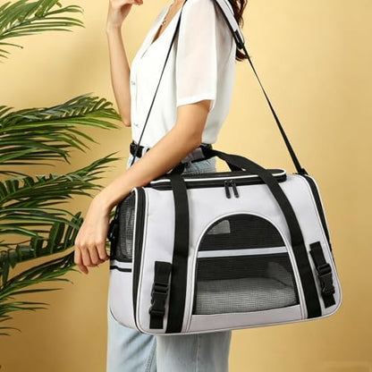 Cat Carrier Bag, Airline Approved Soft Carrier for Cats & Small Dogs - Image 6