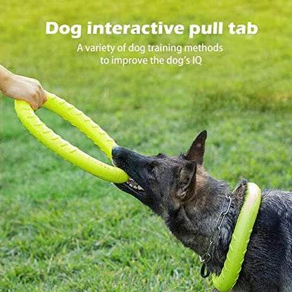 Large Dog Durable Indestructible Floating Flying Disc Ring Toys for Chewers,Pool Swimming,Throwing,Catching,Grabbing Pitch,Indoors,Outdoors Playing&Training - Image 4