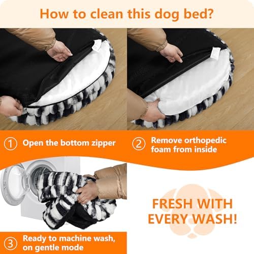 Dwanton Orthopedic Waterproof Medium Dog Bed Sofa, Gel Memory Foam, 36" - Image 7