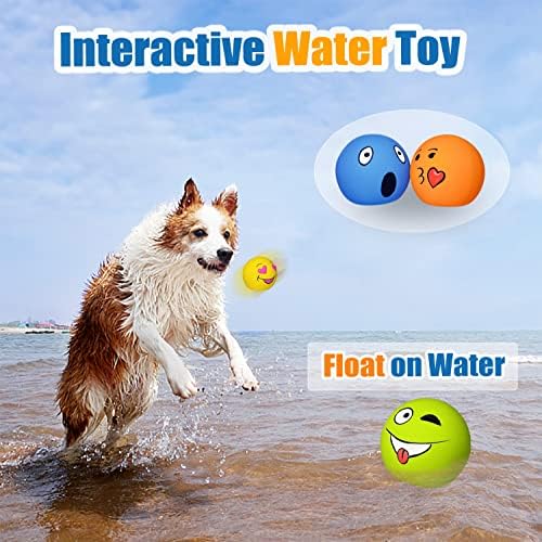 HOLYSTEED Squeaky Dog Toys for Medium Dogs, Round Latex Squeaky Balls 2.3" - Image 5