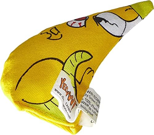 YEOWWW! Chubby Mouse Organic Catnip Cat Toy, 10cm, 2-pack - Image 3