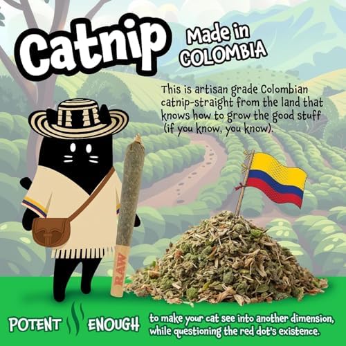 LIT LABS Catnip Toy - 10 Organic Pre-Roll Joints for Extra Purr - Funny Cat Toy for Indoor Cats with Existential Dread - Image 3