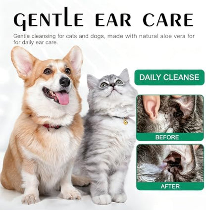 JoanofArc Dog & Cat Ear Drops – Natural Herbal Ear Cleaner for Cleaning Wax Build-Up & Irritants, Itchy Ear Relief & Odor Control, Gentle Pet Ear Care Solution, 0.68 fl oz - Image 6