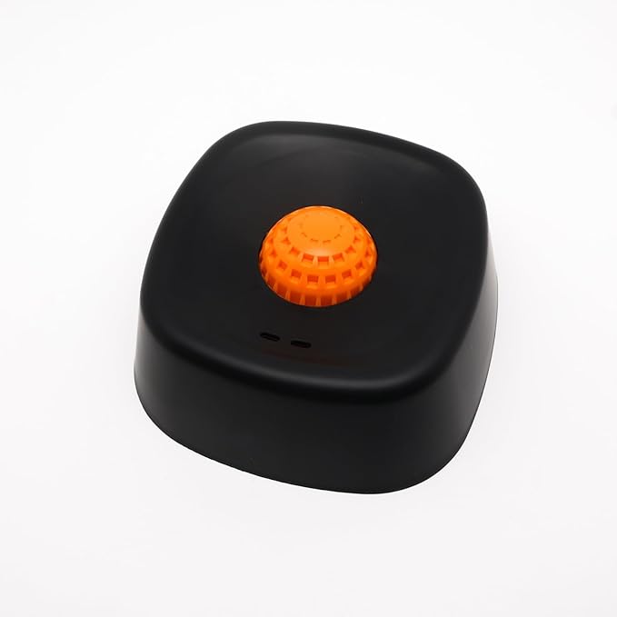 Slow Feeder Dog Bowl with Rolling Ball for Liquid Treats (1pc-Black)