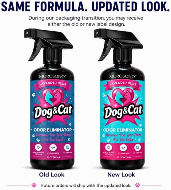 Pet Odor Eliminator Spray, Enzymatic Cleaner for Dog & Cat Urine, Carpet, Furniture & Litter Box, Lavender, 16 oz - Image 2