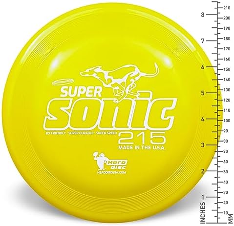 Hero Disc Super Sonic (Taffy) 215mm Dog Disc Orange - Image 2