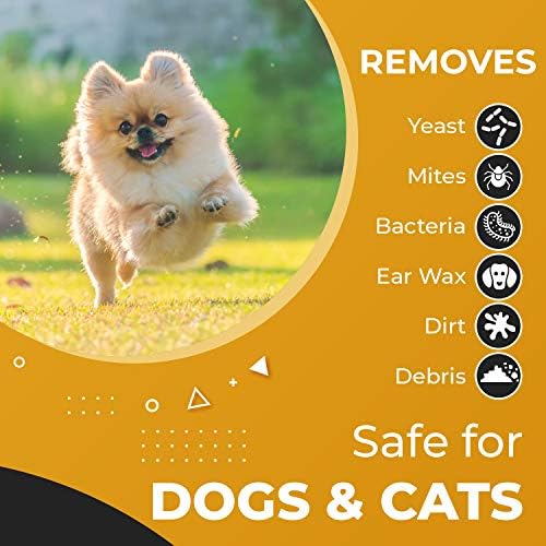 Truseb | Ear Cleaner Flush Advanced Plus Solution Formula for Cats and Dogs, Washes Away Dirt and Debris and Helps Prevent Infections, Cleaning + Drying (ADVANCED+ Ear Cleansing Flush, 16 Oz) - Image 3