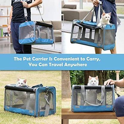 GAPZER Pet Carrier for Large and Medium Cat, Soft-Sided Pet Crate for Puppy - Image 6