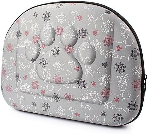 Foldable Pet Dog Cat Carrier Cage Collapsible Travel Kennel - Portable Pet Carrier Outdoor Shoulder Bag for Puppy Dog Cat Small Medium Large Animal (M, Grey) - Image 7