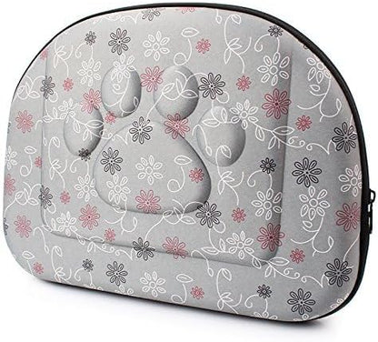 Foldable Pet Dog Cat Carrier Cage Collapsible Travel Kennel - Portable Pet Carrier Outdoor Shoulder Bag for Puppy Dog Cat Small Medium Large Animal (M, Grey) - Image 7