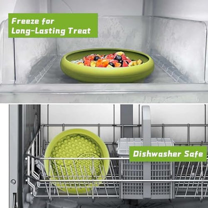 Dog Lick Bowl, Non-Slip Lick Mat Slow Feeder for Dogs & Cats - Image 6