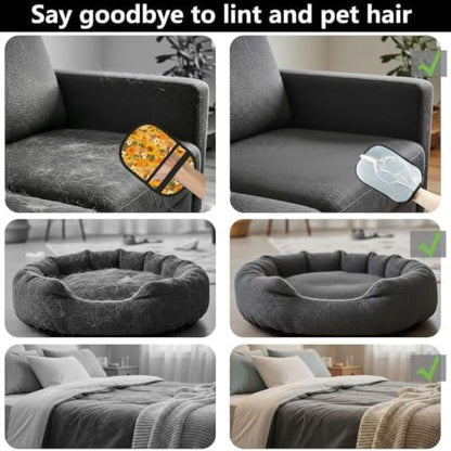 Golden Retriever Floral Sunflower Pet Hair Removal Glove For Cats Dogs - Image 4