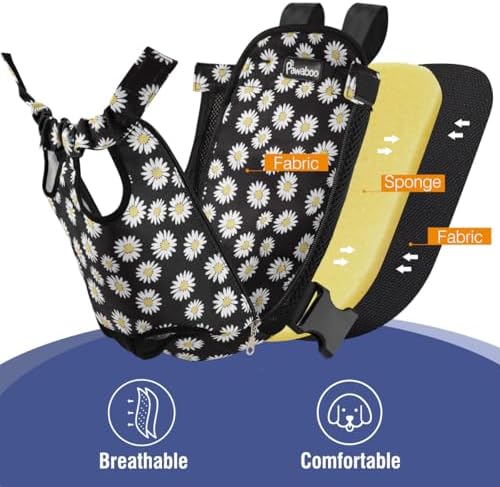 Pawaboo Pet Front Carrier Backpack for Small Medium Dogs - Image 5