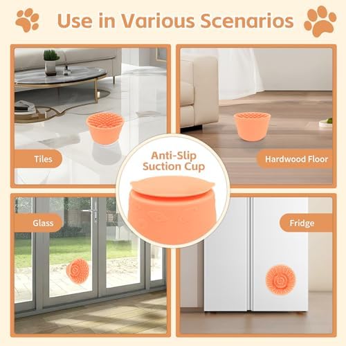 Dog Lick Bowl,Anxiety Relief Non-Slip Silicone Treat Bowl,Durable Anti-Choking Long-Lasting Enrichment Slow Feeder Licking Mat for Small Medium Large Breed,Freezable BPA Free Silicone Dishwasher Safe - Image 5