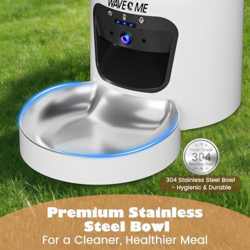 Automatic Cat Feeder with Camera, 6L Smart Pet Food Dispenser - Image 7