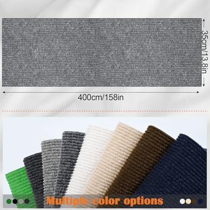 Cat Scratch Furniture Protector - 158" x 13.8" Trimmable Self-Adhesive Cats Claws Scratch Pads, DIY Cat Climbing Couch Protector for Scratch Post Cat Tree Replacement Indoor (Light Gray) - Image 2