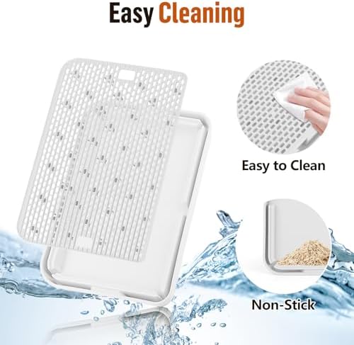Cat Litter Box Step, Large Cat Litter Ramp with Filter Function, White - Image 5