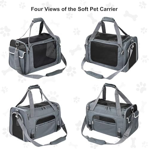 EliteField Deluxe Soft Pet Carrier for Cats and Dogs (3-Year Warranty) - Image 4