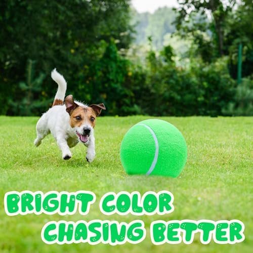 Banfeng Big Tennis Ball for Dogs, Giant Dog Tennis Ball Toy Large Outdoor Sports Gift for Small Medium Large Dog (Green, 9.5 inch) - Image 6