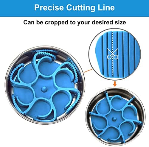 Dog Slow Feeder Bowls Silicone Spiral Pet Food Feeder Insert to Slow Eating - Image 3
