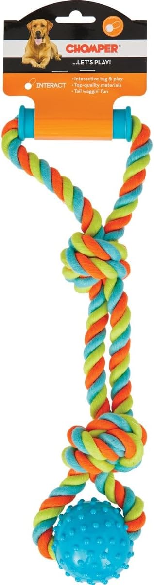 Boss Pet Chomper Rope W Handle & Ball