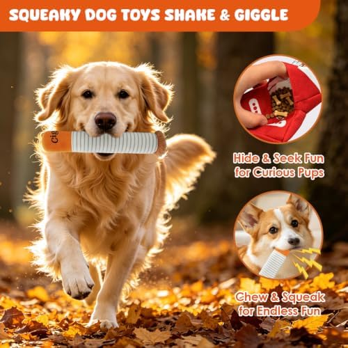 Wdmiya Funny Dog Toys for Small Medium Dogs, Squeaky Interactive Dog Toy - Image 4