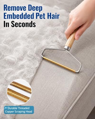 6-Pack Pet Hair Removal Tool, Cat Hair Remover Furniture - Image 3