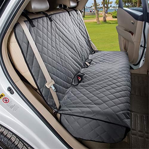 VIEWPETS Bench Car Seat Cover Protector, Waterproof Heavy-Duty, Grey - Image 2