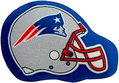 BEST PLUSH CAT TOY: NFL NEW ENGLAND PATRIOTS Complete Set of 3 piece Cat Toys filled with Fresh Catnip. Includes: 1 Helmet Cat Toy, 1 Football Cat Toy with Feathers & 1 Beer Bottle all with Team LOGOS - Image 3