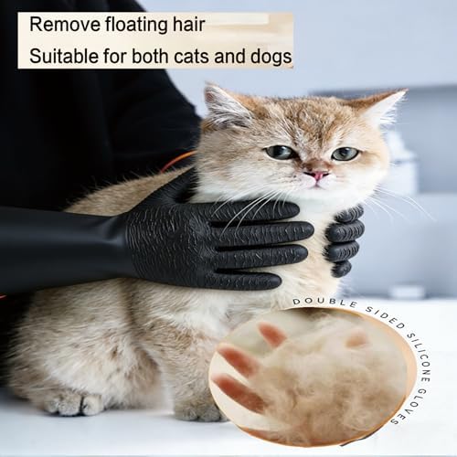 YOFANG 22" Long Sleeve Pet Grooming Bathing Gloves Waterproof - Image 4
