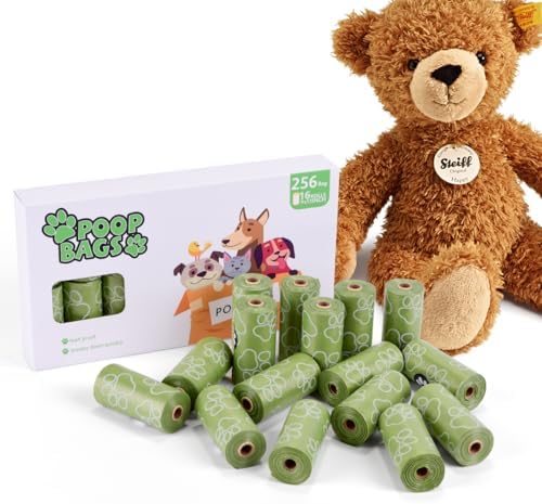 Poop Bags Rolls 256 Count - 9x13 Inches Green Thickened Leakproof Lavender scent Poo Bags for Dogs, Eco-Friendly Pet Waste Bags for Walking,Travel,Home - Image 2