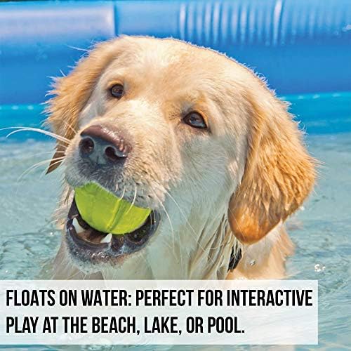 Hyper Pet Fetching Dog Toys - Throwing Ball Dog Toy Made with EVA Foam - Lightweight & Floats on Water,Green - Image 2