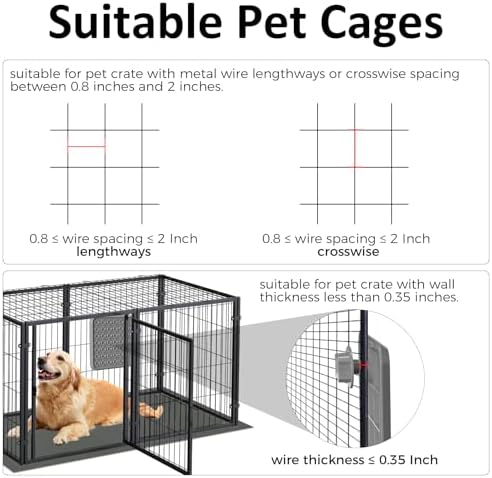 Pet Lick Mat, Lick Mat for Dogs Slow Feeder, Dog Crate Lick Pads, Dog Crate Accessories, Boredom Relief Licking Pad, Fit for Peanut Butter, Treats Yogurt, Bolognese (Grey) - Image 5