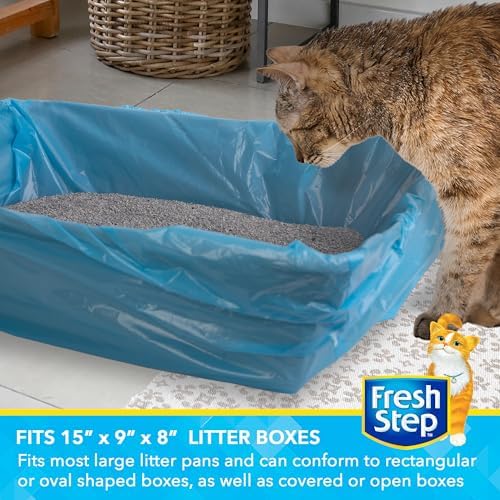 Fresh Step Drawstring Cat Litter Liners, Scented, 2.5 ft x 17 in, 7ct, 3-Pk - Image 4