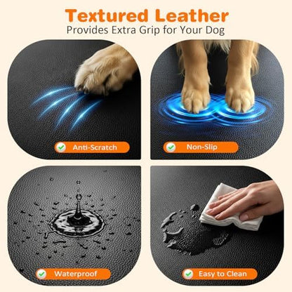 URPOWER Hard Bottom Dog Car Seat Cover for Back Seat, Waterproof Hammock - Image 3