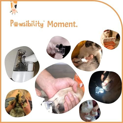 Pawsibility - Reinvented Pet Nail Clippers for Your Pal - USB Rechargeable LED Light for Bloodline | Razor Sharp and Durable Blade | Vets Recommended Trimming Tool for Dogs and Cats - Image 5