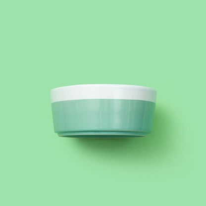 Waggo Dipper Ceramic Dog Bowl for Small and Large Breeds - Heavyweight and Durable Pet Food and Water Dish Crock, Dishwasher Safe, Modern (Mint, Medium)