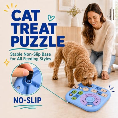 Interactive Cat Puzzle Toy, Maze Slow Feeder, 11.02in - Image 5