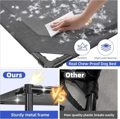 Simple Trending Elevated Dog Bed for Large Dogs, Waterproof Raised Dog Cot - Image 3