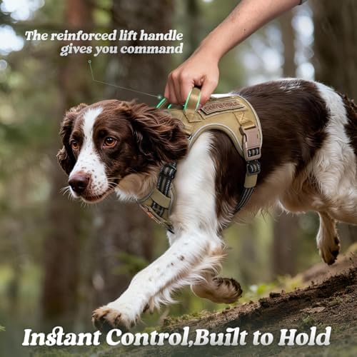 rabbitgoo Tactical Dog Harness Medium Sized, No Pull Service Pet Vest - Image 5